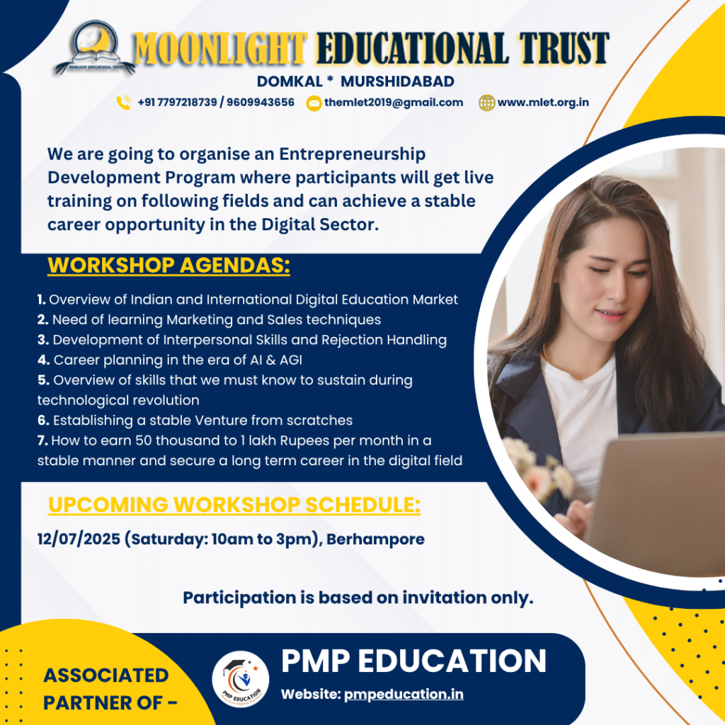 Apply for Franchise Today | Moonlight Educational Trust Associated Partner Of - PMP Education