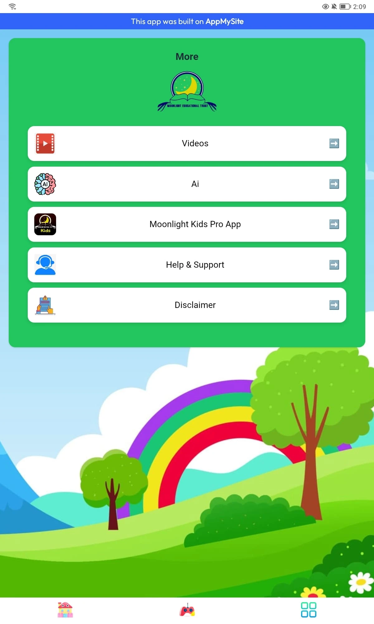 Moonlight Kids Education App